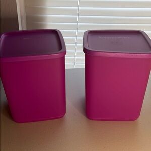 Tupperware Purple Storage Containers